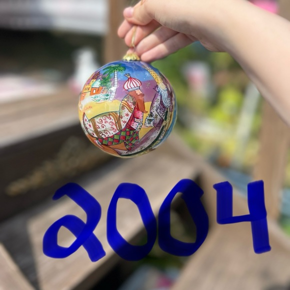 Pier 1 imports Christmas ornament lot of 6 - Picture 6 of 7